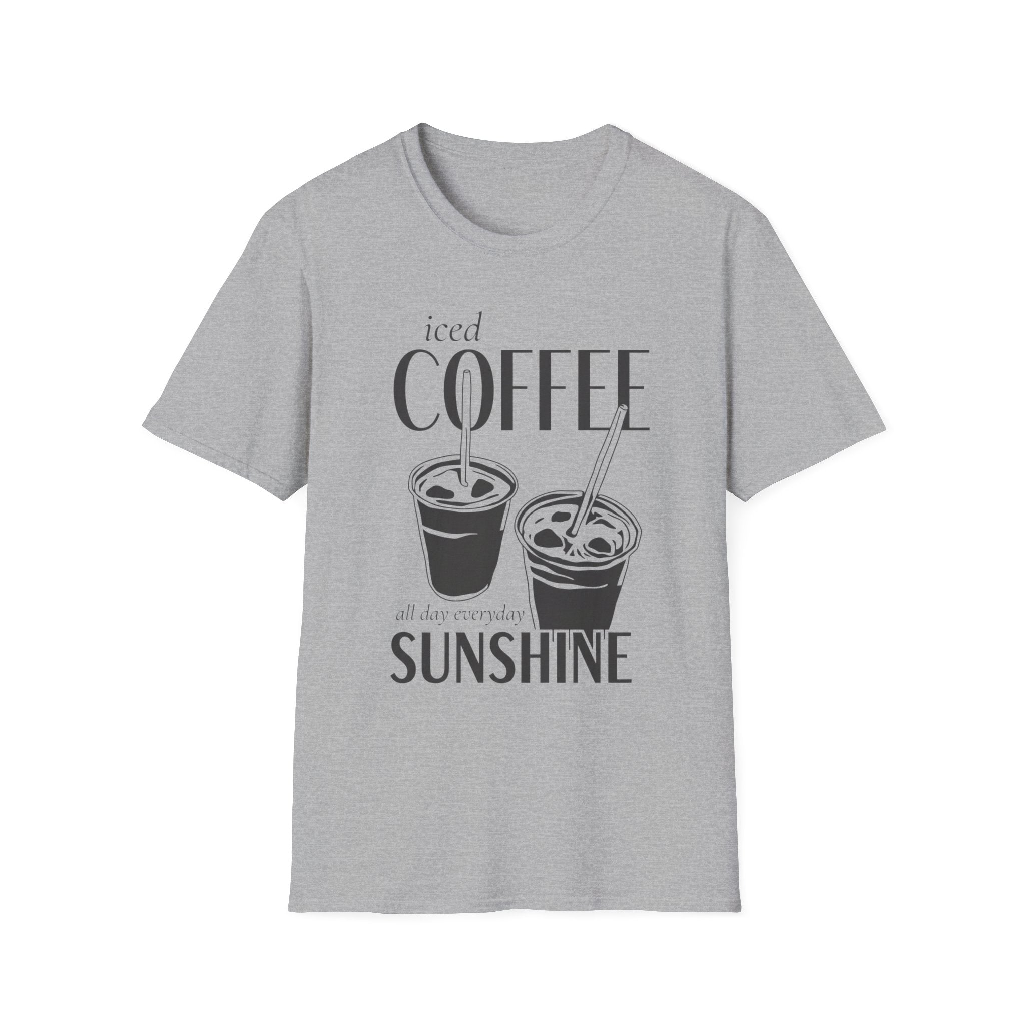 Iced Coffee & Sunshine - All Day Everyday T-Shirt