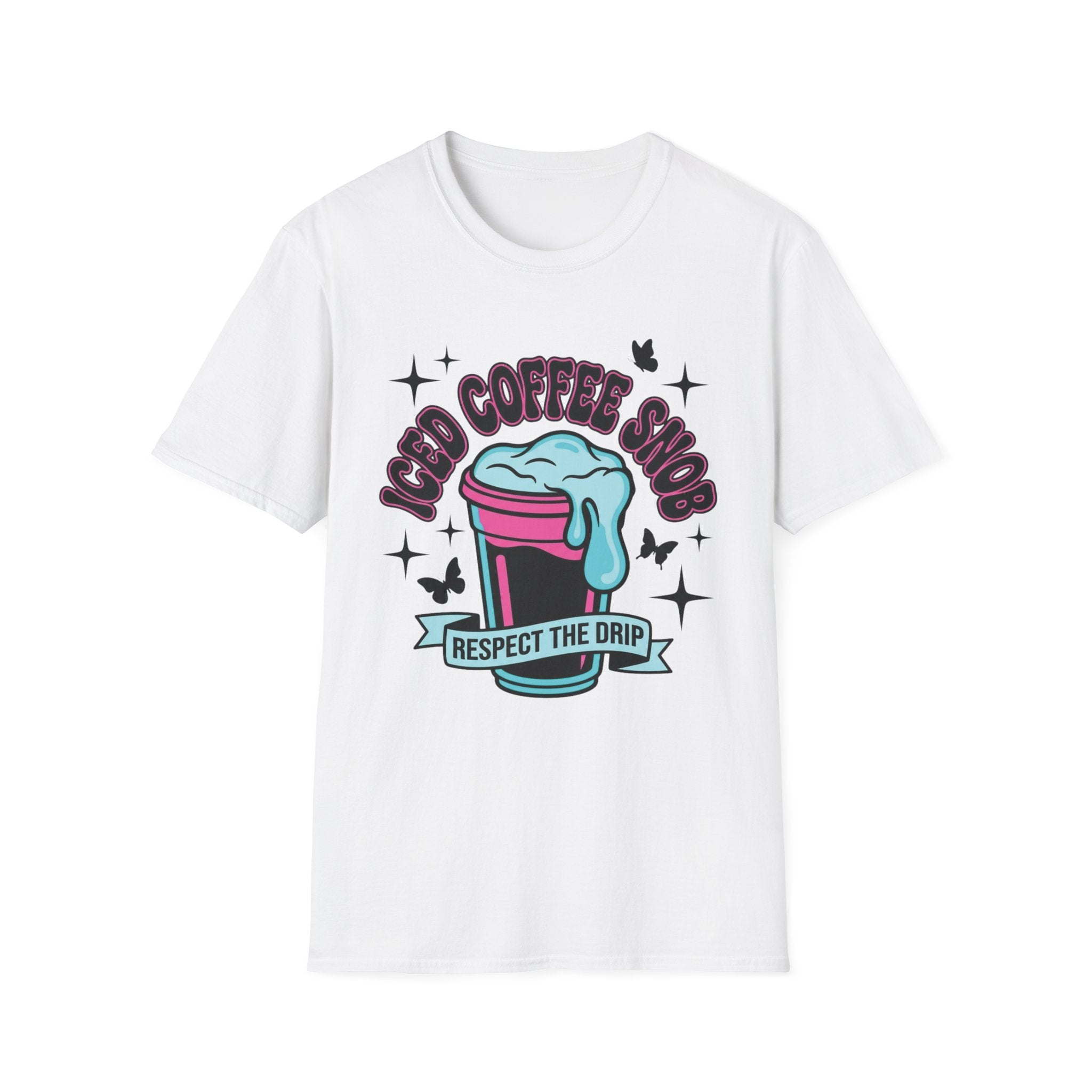 Iced Coffee Snob: Respect The Drip T-Shirt