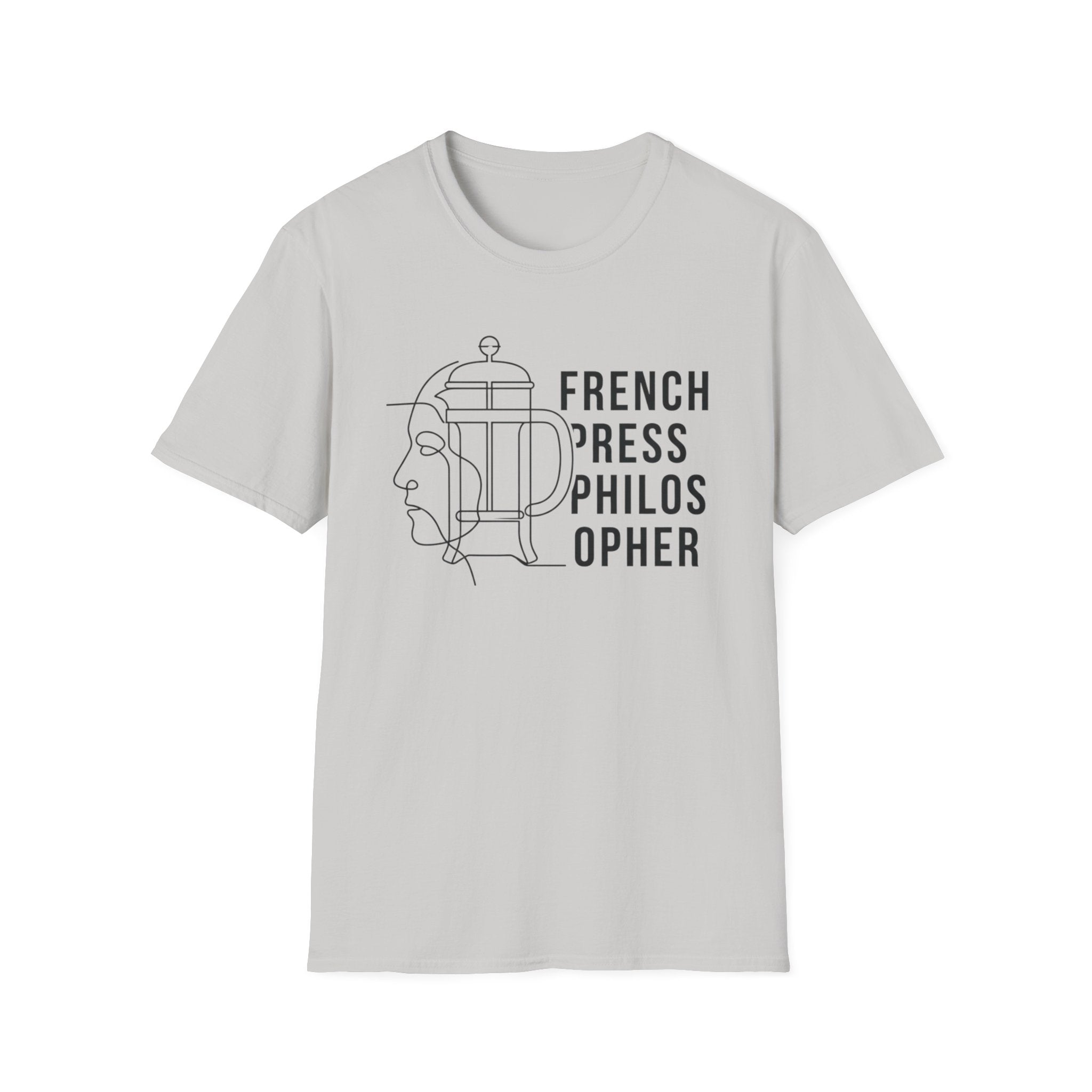 French Press Philosopher T-Shirt