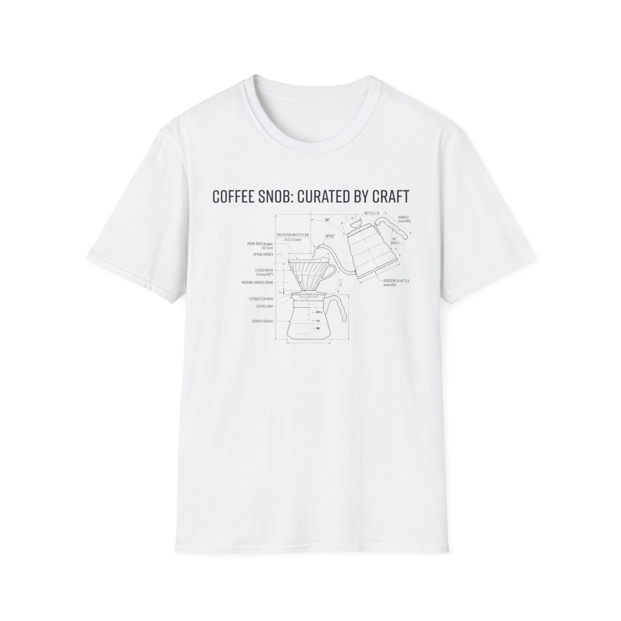 Coffee Snob: Curated by Craft T-Shirt