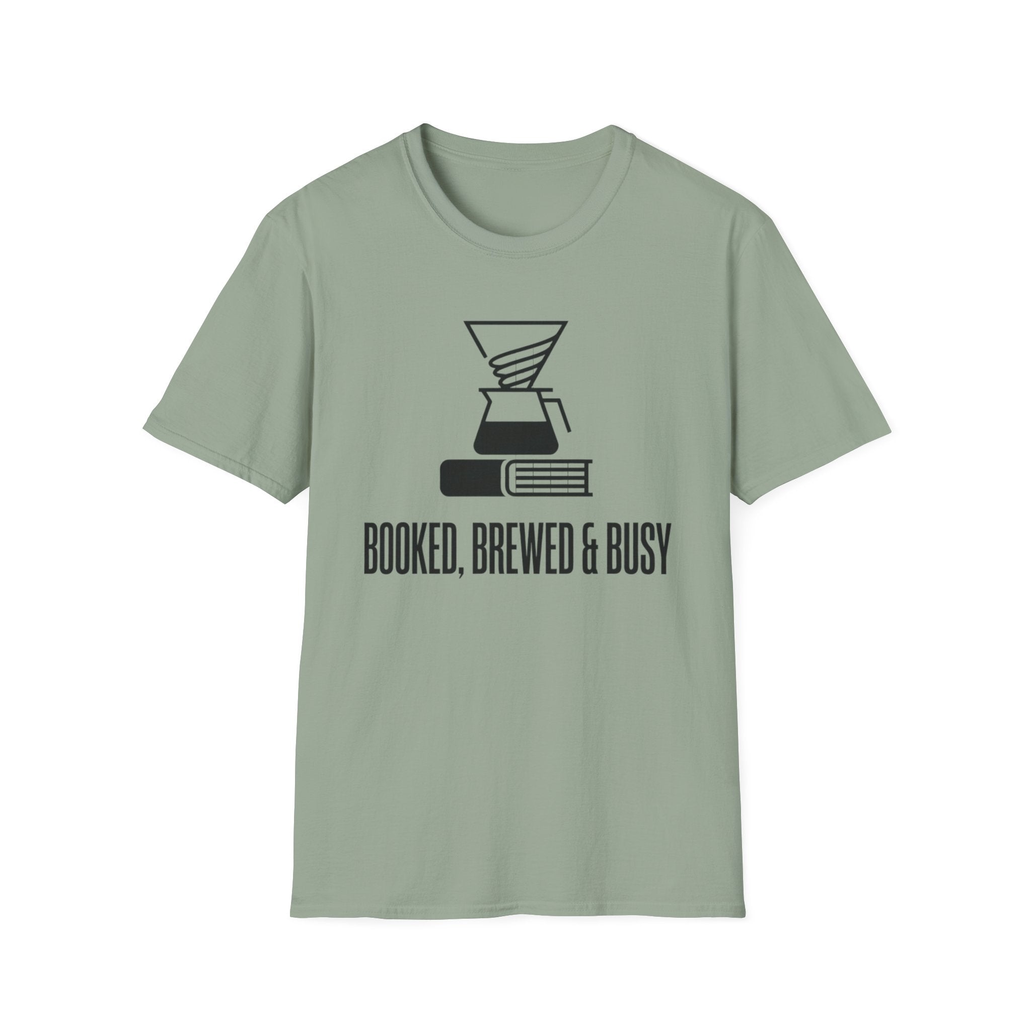 Booked, Brewed & Busy T-Shirt