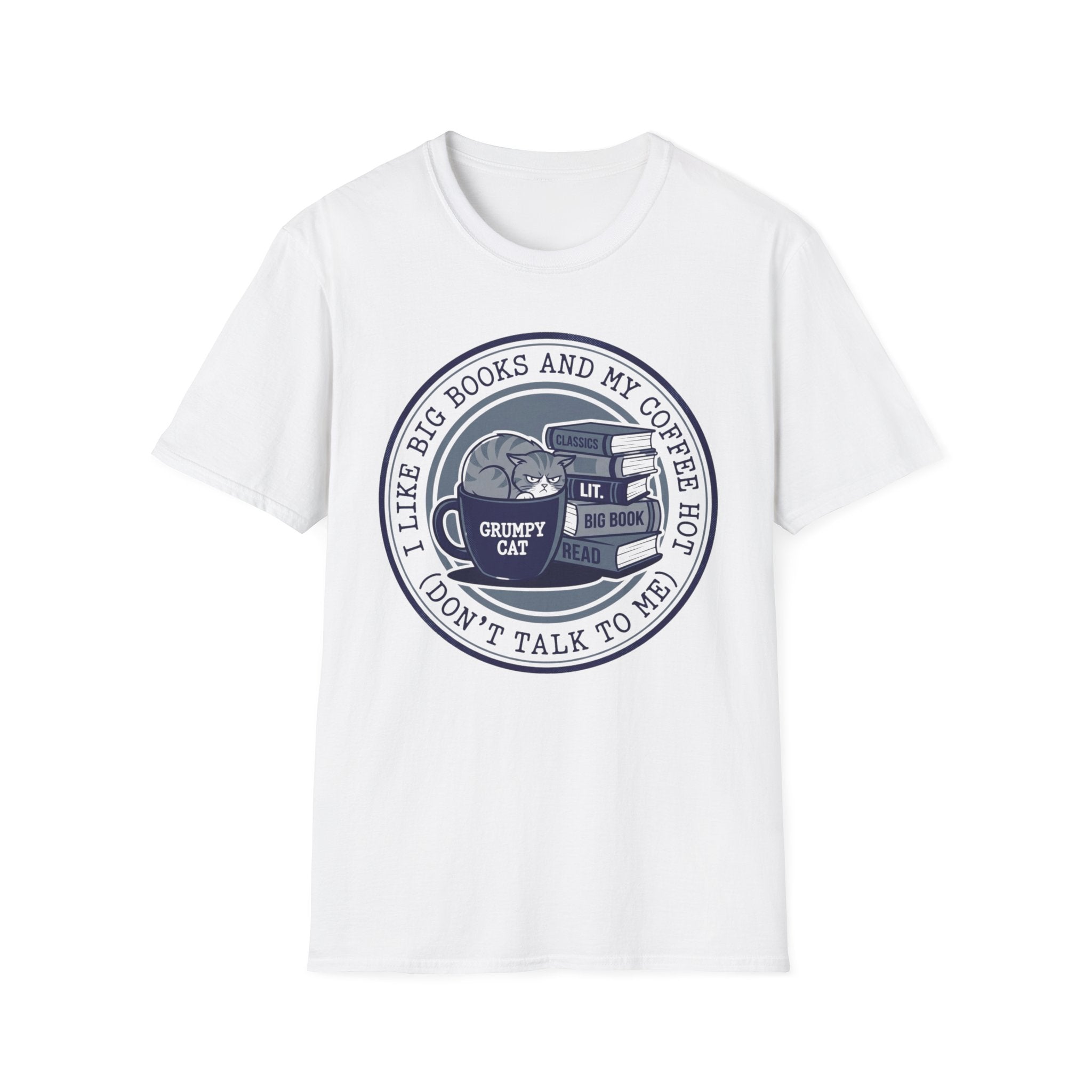 I Like Big Books And My Coffee Hot T-Shirt