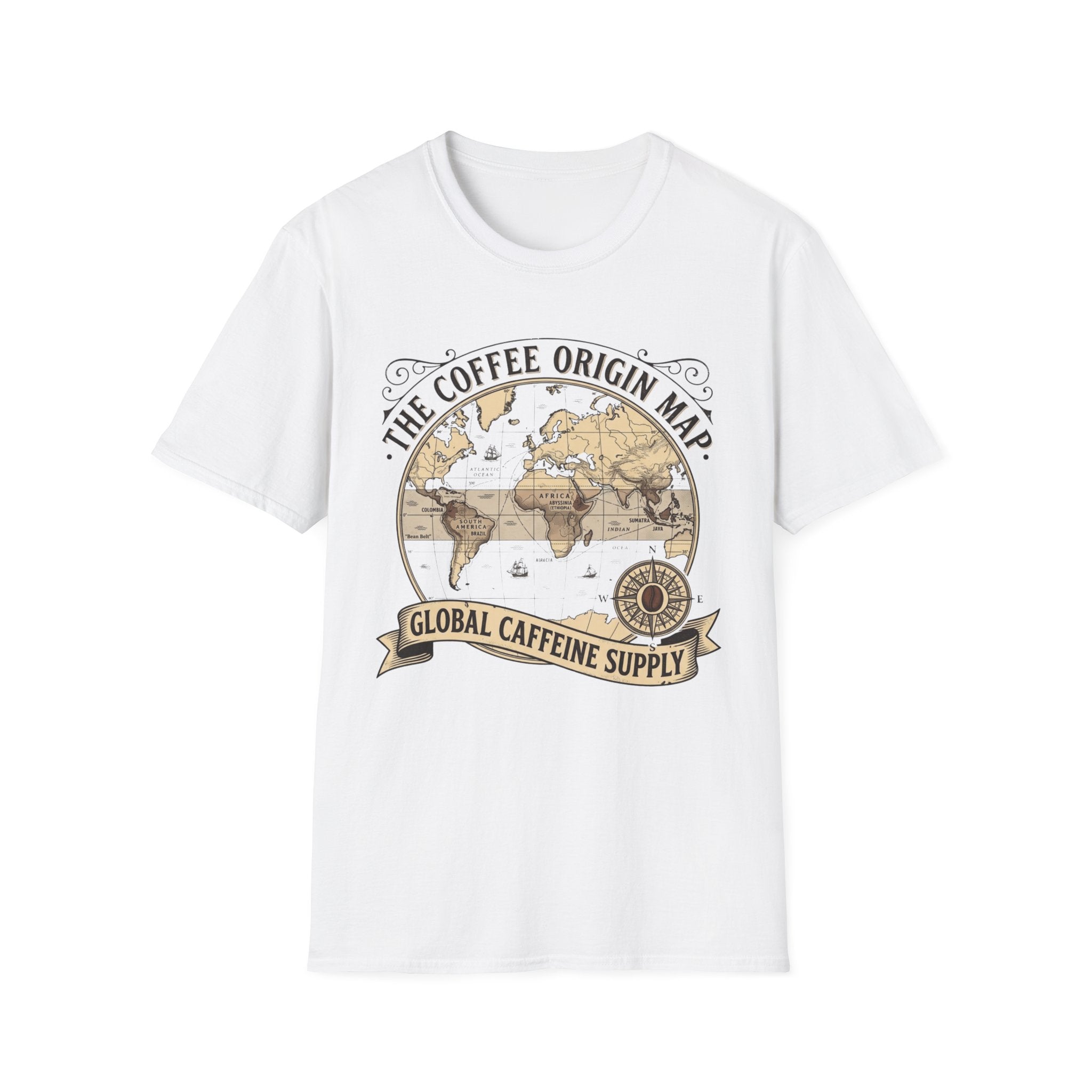 The Coffee Origin Map T-Shirt