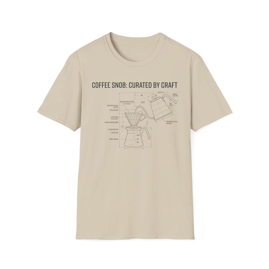 Coffee Snob: Curated by Craft T-Shirt