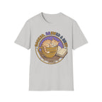 Chill Coffee Time with Cat and Book T-Shirt
