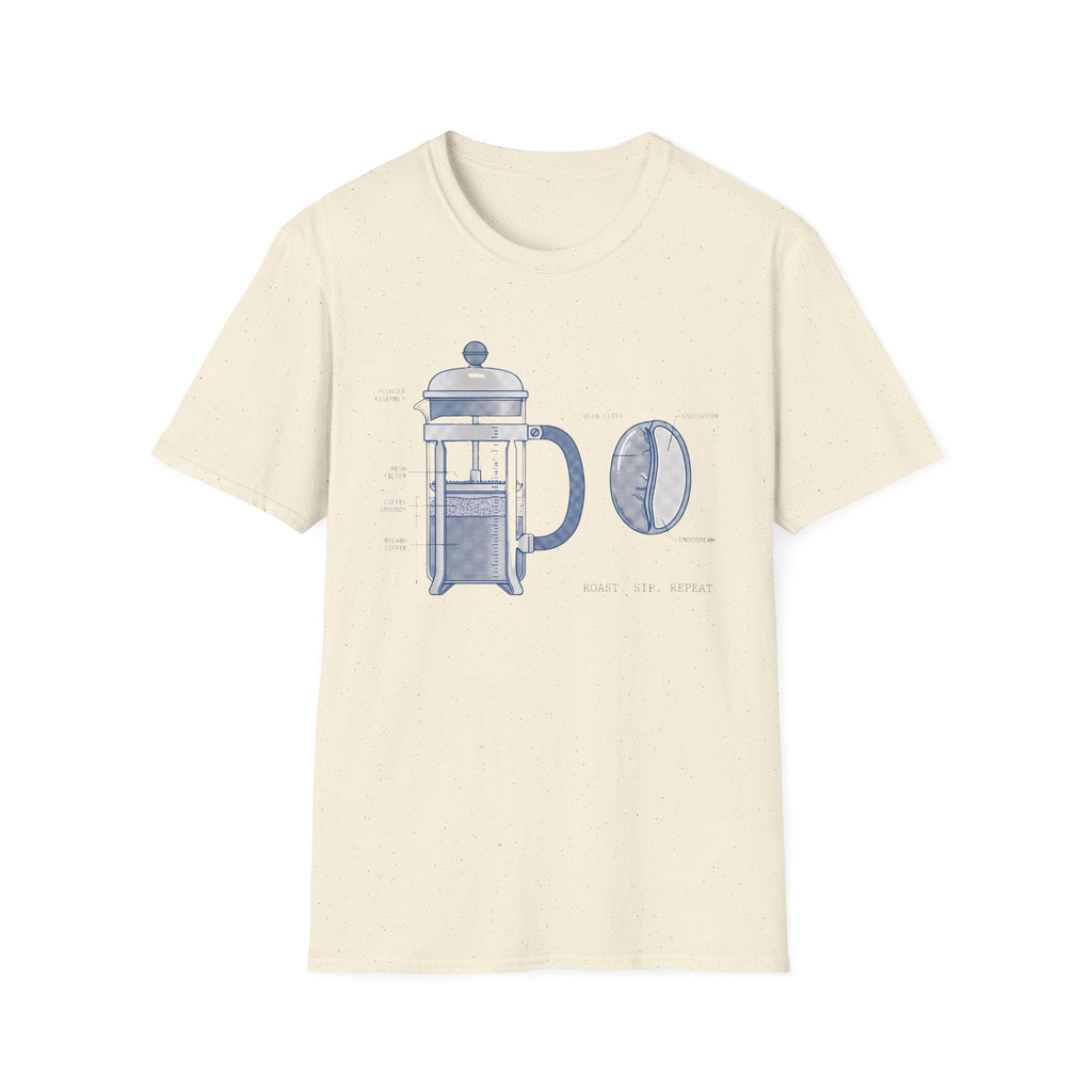 Pressed Coffee And Coffee Bean T-Shirt