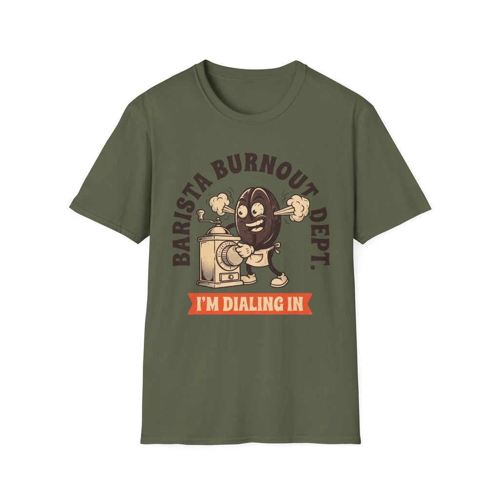 Coffee Bean Barista Burnout Dept. T-Shirt