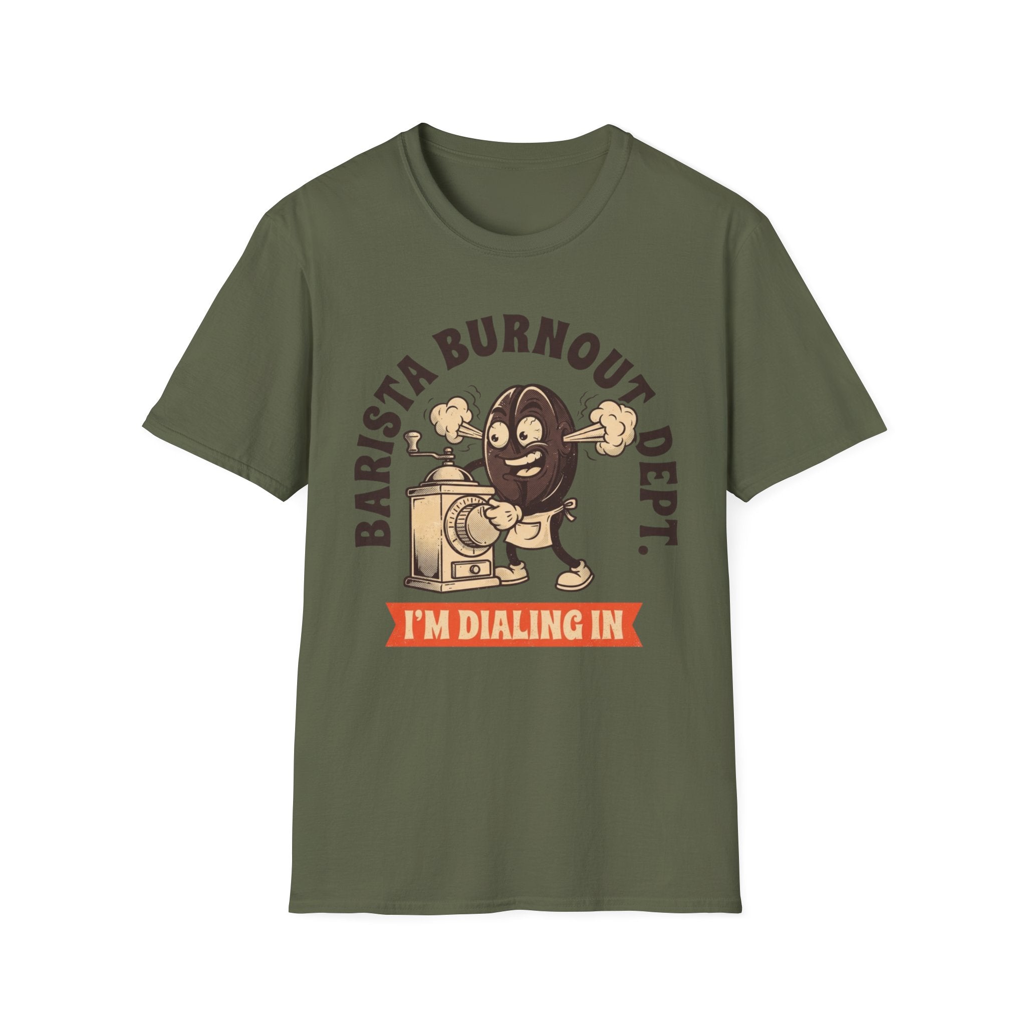 Coffee Bean Barista Burnout Dept. T-Shirt