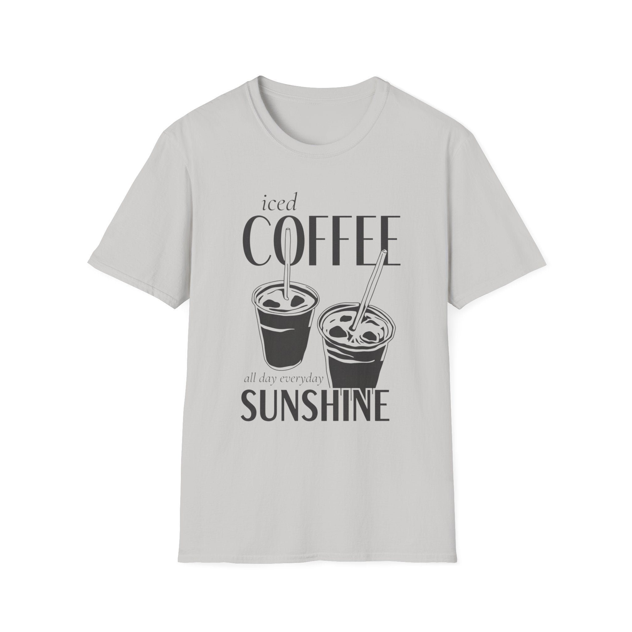 Iced Coffee & Sunshine - All Day Everyday T-Shirt