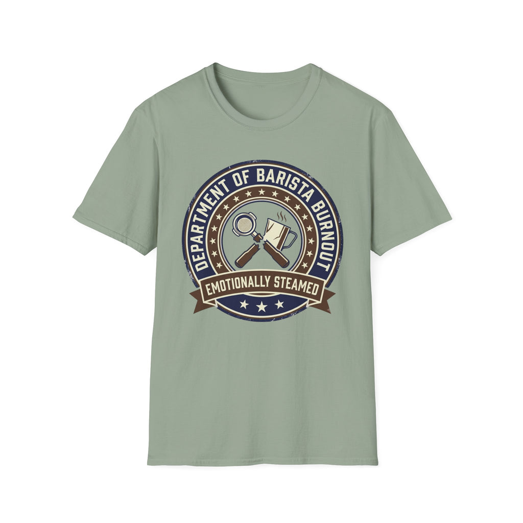 Department Of Barista Burnout T-Shirt
