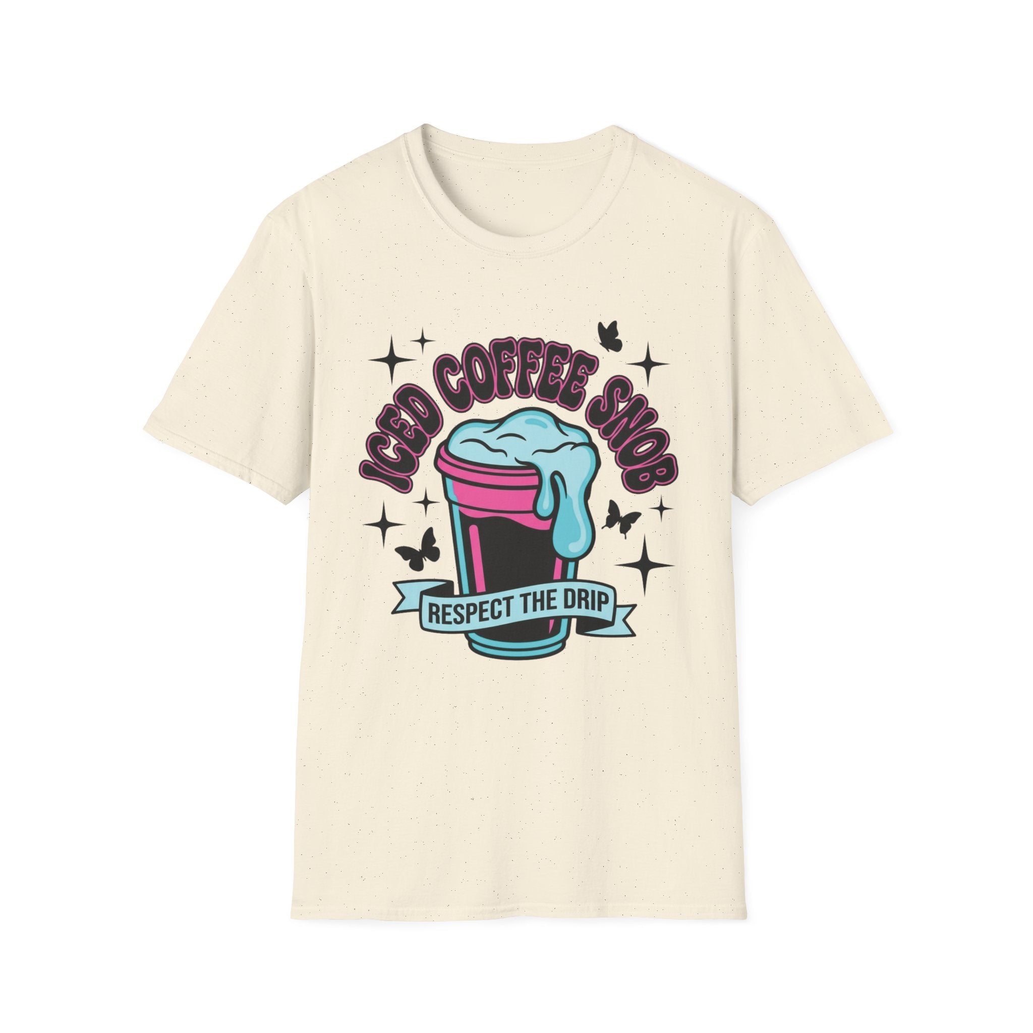 Iced Coffee Snob: Respect The Drip T-Shirt