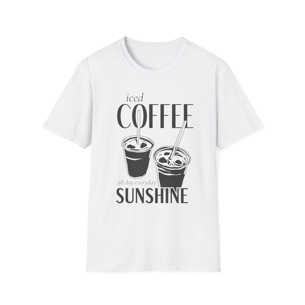 Iced Coffee & Sunshine - All Day Everyday T-Shirt