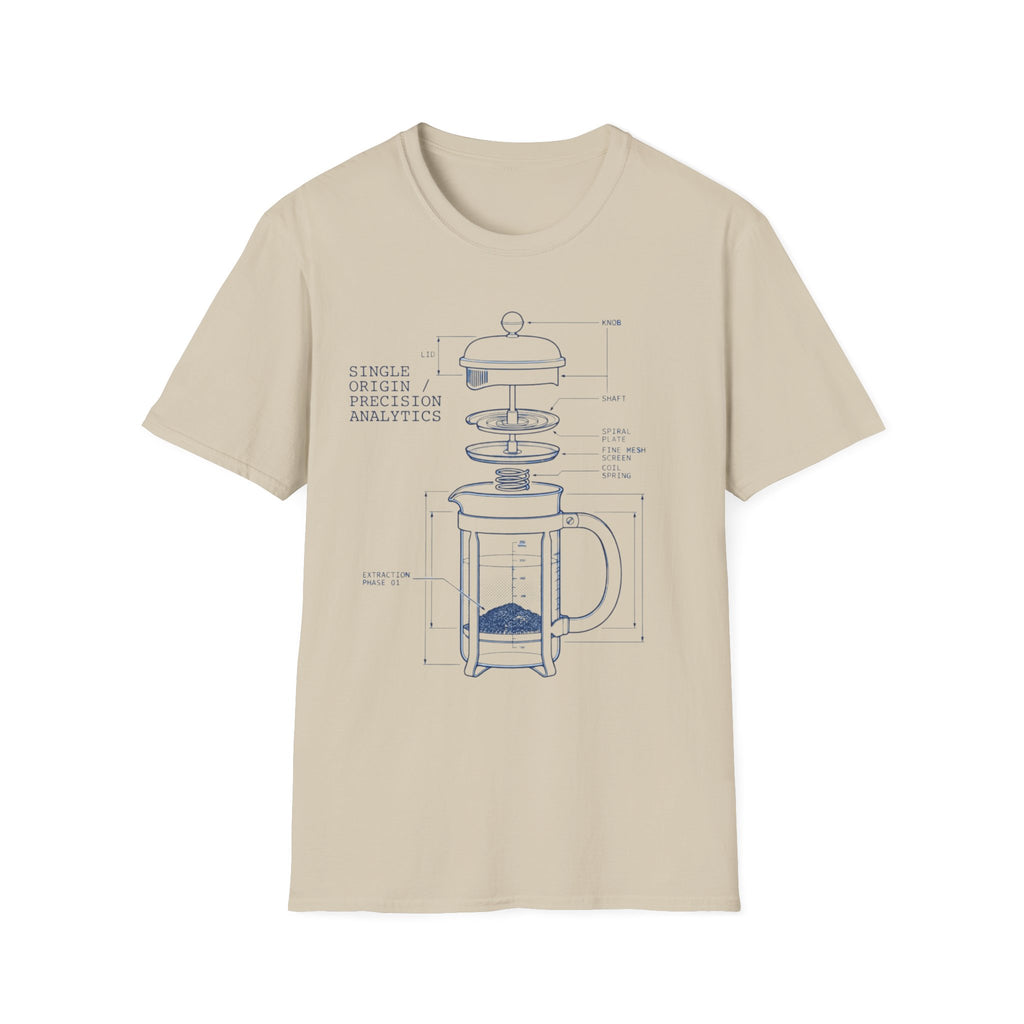 French Press Coffee Maker T-Shirt