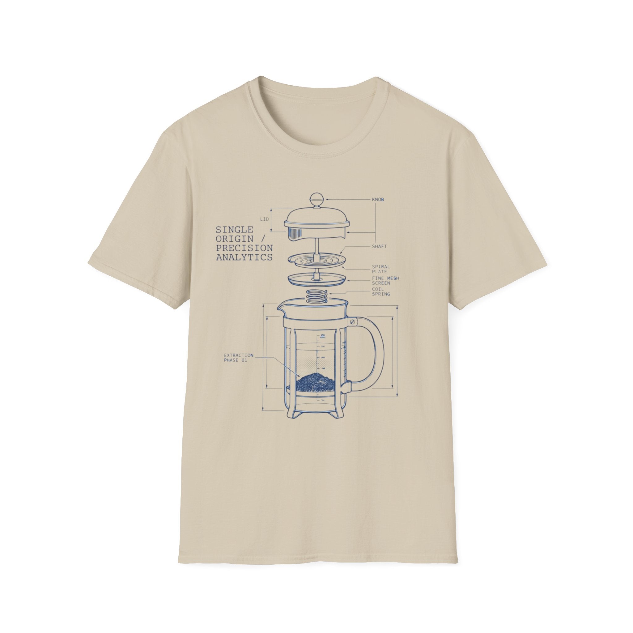 French Press Coffee Maker T-Shirt