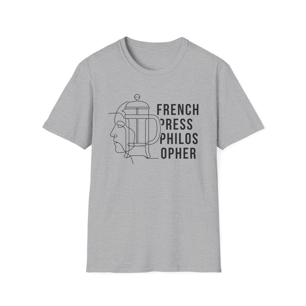 French Press Philosopher T-Shirt