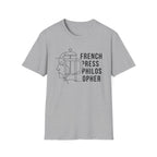 French Press Philosopher T-Shirt