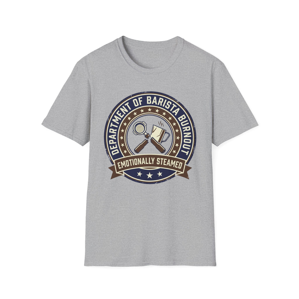 Department Of Barista Burnout T-Shirt