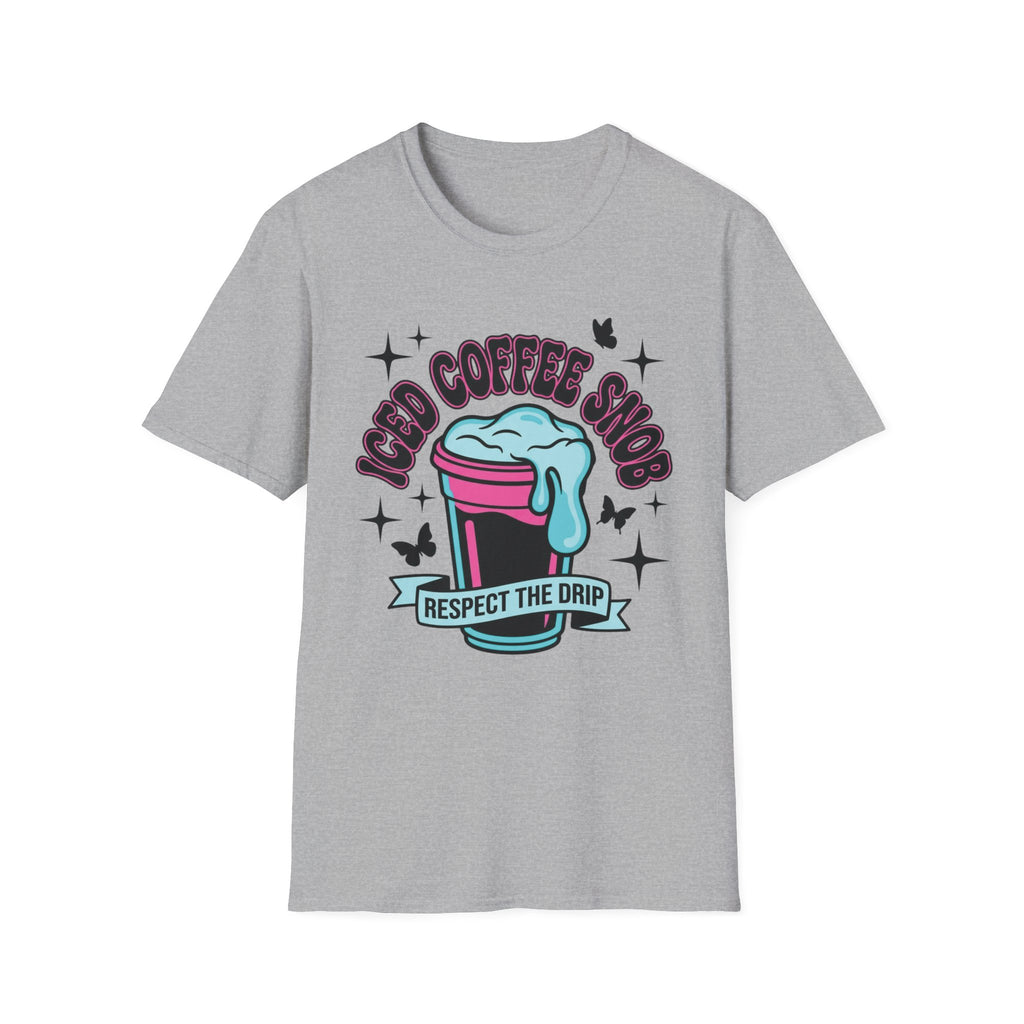 Iced Coffee Snob: Respect The Drip T-Shirt