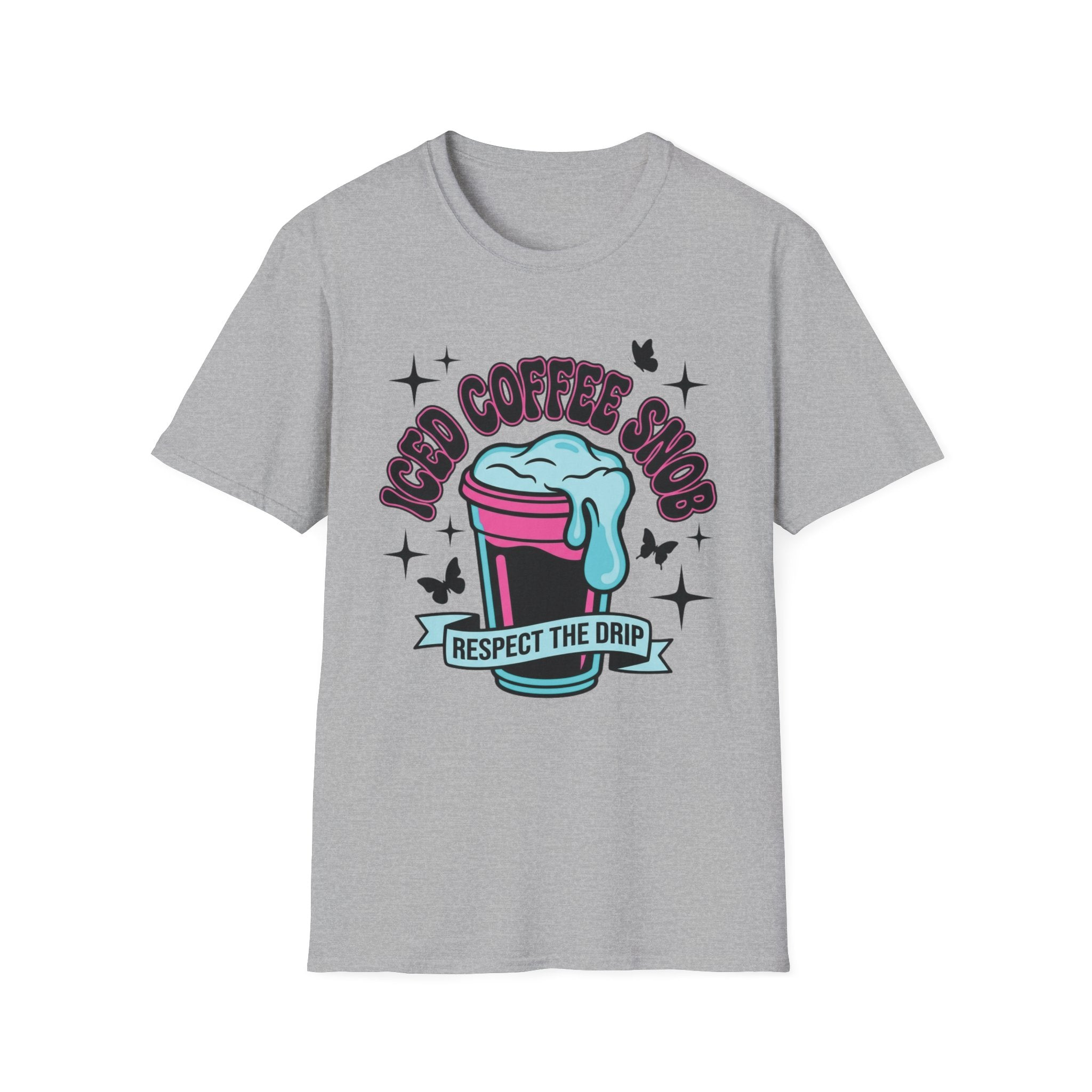 Iced Coffee Snob: Respect The Drip T-Shirt